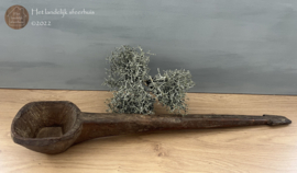 Stoere grote houten lepel