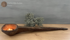 Stoere grote houten lepel
