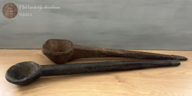 Stoere grote houten lepel