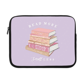 Book/E-Reader Sleeve - Read More, Scroll Less