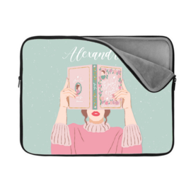 Book/E-Reader Sleeve - Reading Girl GEPERSONALISEERD
