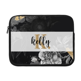 Book/E-Reader Sleeve - Gepersonaliseerd Zwart