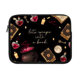 Book/E-Reader Sleeve - Let's escape into a book