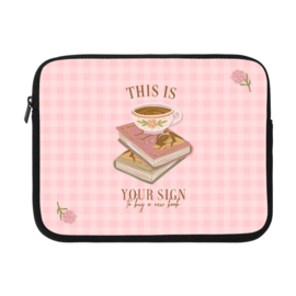 Book/E-Reader Sleeve - This is your sign to buy a new book