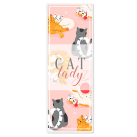 Boekenlegger - Cat Lady Pink