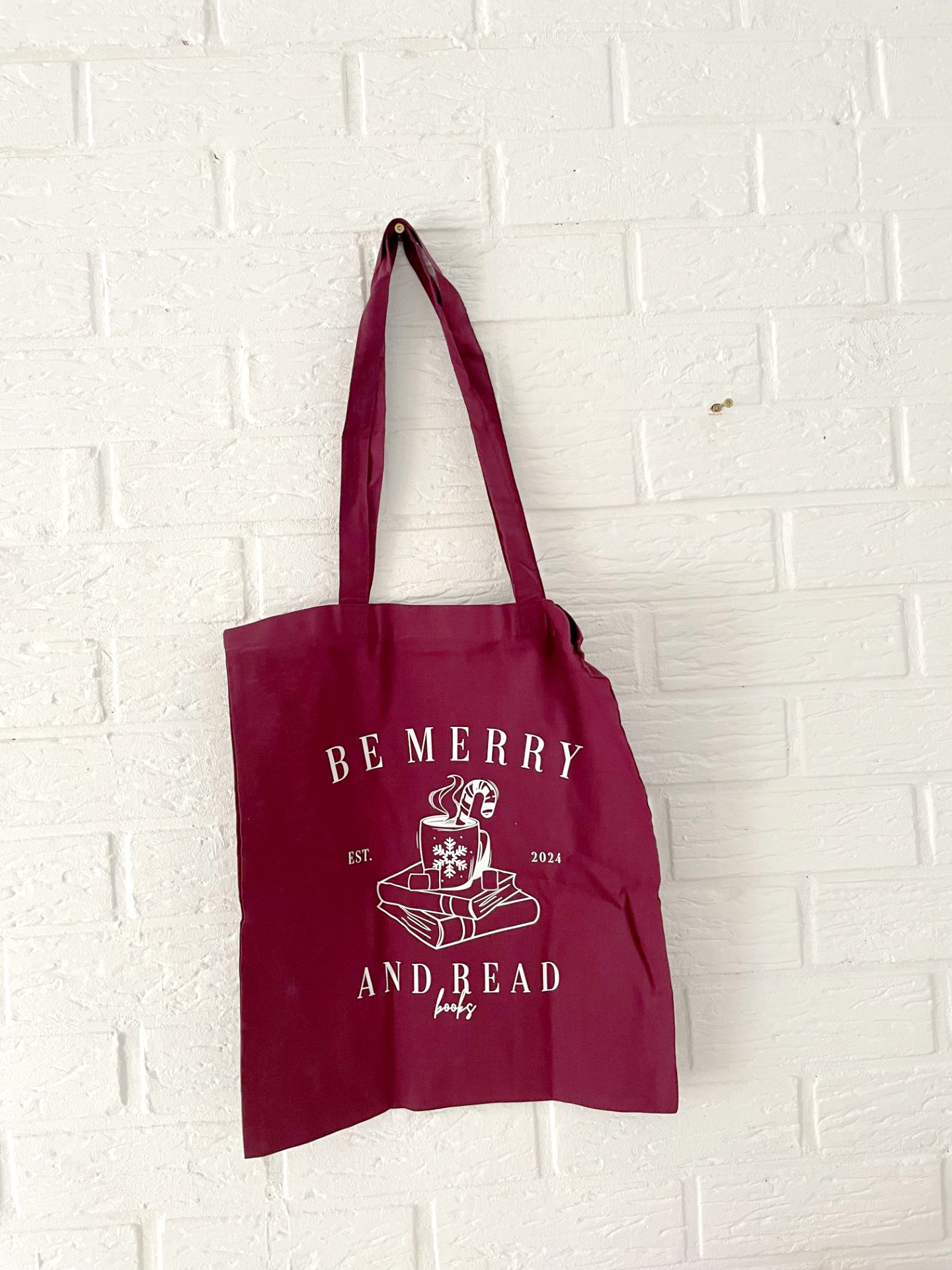 Tote Bag - Be Merry & Read