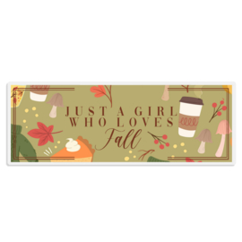 Boekenlegger - Just a girl who loves Fall