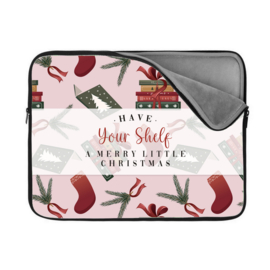 Book/E-Reader Sleeve - Have your shelf a merry little Christmas