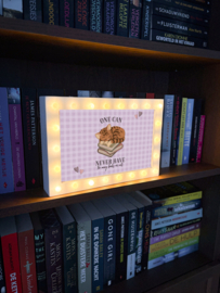 Light box - One can never have too many books or cats
