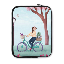 Chapterized x Another View | Book/E-Reader Sleeve - Cycling in Spring