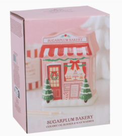 Sugarplum Bakery kerstoliebrander