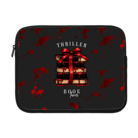 Book/E-Reader Sleeve - Thriller book lover