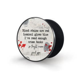 Phone/E-Reader Grip - Blood stains are red