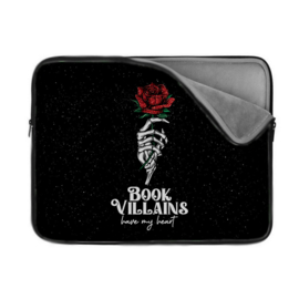 Book/E-Reader Sleeve - Book Villains Have My Heart