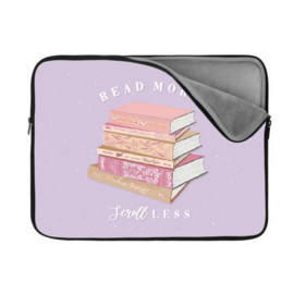 Book/E-Reader Sleeve - Read More, Scroll Less