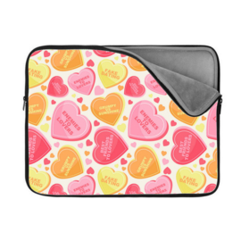 Book/E-Reader Sleeve - Sugar Hearts
