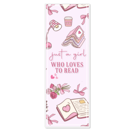 Boekenlegger- Just a girl who loves to read