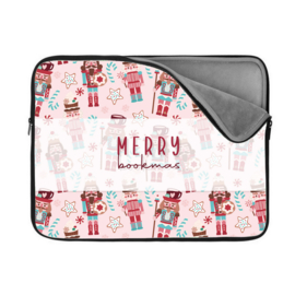 Book/E-Reader Sleeve  - Merry Bookmas