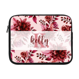 Book/E-Reader Sleeve - Gepersonaliseerd Roze