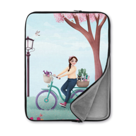 Chapterized x Another View | Book/E-Reader Sleeve - Cycling in Spring