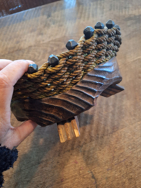 Vintage houten fruitschaal