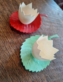 Eierdopjes set 2 stuks