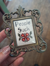People suck
