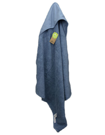 Badcape met geborduurde naam
