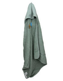 Badcape met geborduurde naam