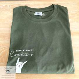 T-shirt Educational rockstar