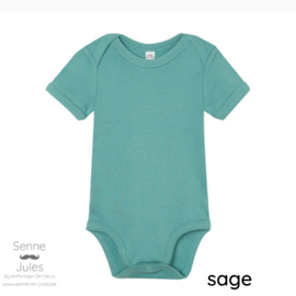 Gepersonaliseerde babybody met korte mouw