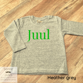 Gepersonaliseerde babyshirt met lange mouw