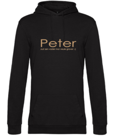 Hoodie Peter, like a dad
