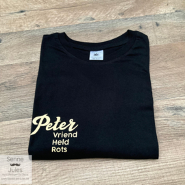 T-shirt PETER, vriend, held, rots