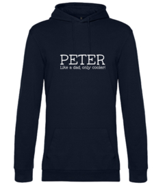 Hoodie Peter, like a dad