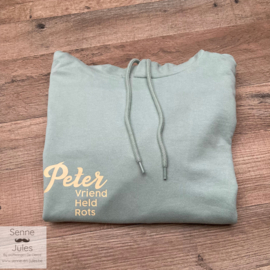 Hoodie PETER, vriend, held, rots