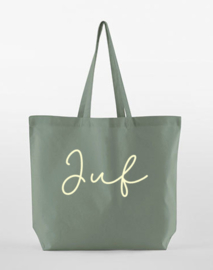 Maxi totebag meester of juf