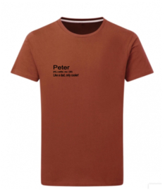 T-shirt peter, zelfst. nw.