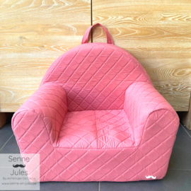 Kinderzetel oud roze