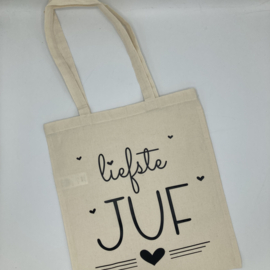 Totebag liefste juf