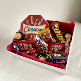 Chocolade giftbox (Maat XL) | Snoepboxen