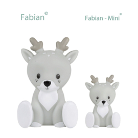 Flow - Nachtlampje Deer Fabian Grijs Mini