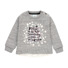 Boboli - Grijze sweatshirt voor meisjes