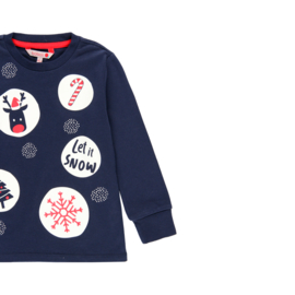 Boboli - Pyjama set Kerst - donkerblauw