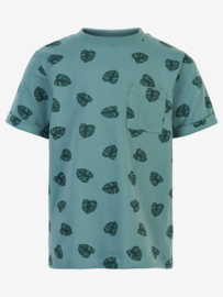 En Fant - Groen t-shirt 'palm leaves'