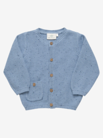 En Fant - Gebreide cardigan dusty blue