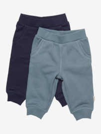 Minymo - 2-pack sweatpants - Blauw