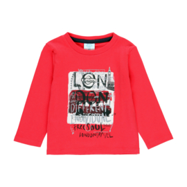 Boboli - Rode t-shirt met lange mouwen