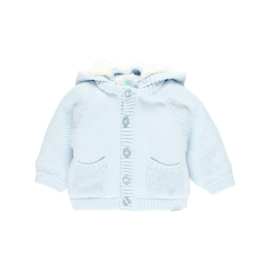 Boboli - Gebreid babyjasje blauw