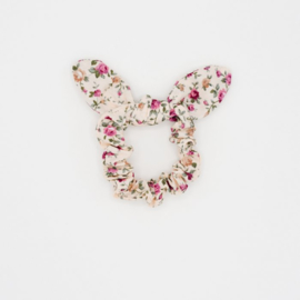 Noah & Sisi - Katoenen scrunchie met strikje Emma - bloemenprint